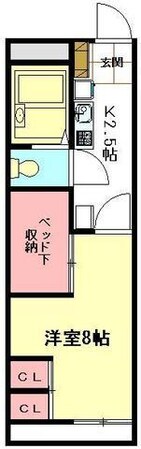 レオパレスマシューIの物件間取画像